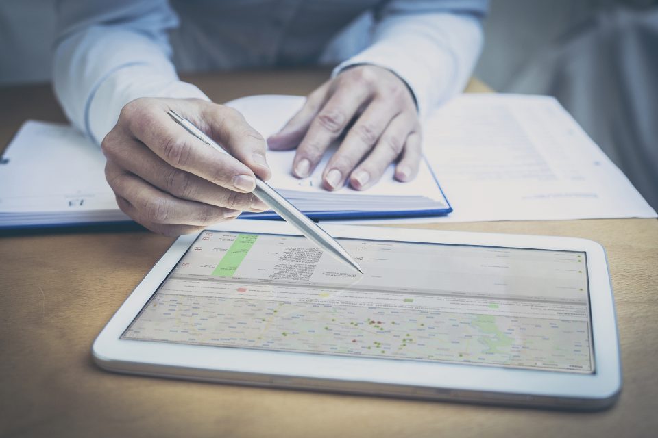 la suite sivian utilizzata su un tablet